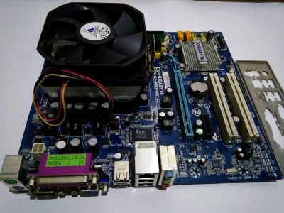 Лот: 11601547. Фото: 1. ga-m61pme-s2 + Athlon 64 3000... Комплекты запчастей
