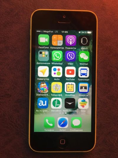 Лот: 9894589. Фото: 1. iPhone 5c. Смартфоны