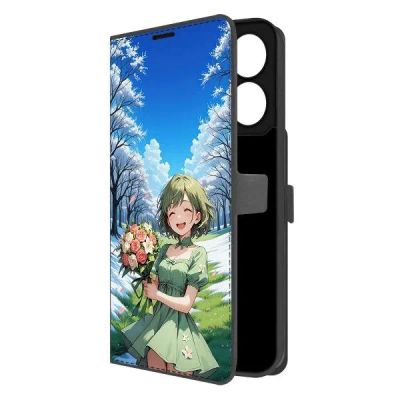Лот: 25383027. Фото: 1. Чехол Krutoff Eco Book "Аниме... Чехлы, бамперы