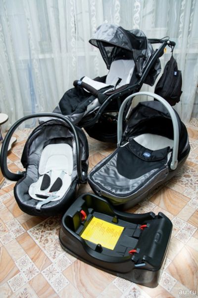 Лот: 13214131. Фото: 1. Коляска Chicco 3 в 1 Италия. Коляски