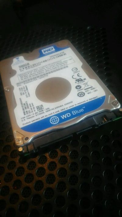 Лот: 12727815. Фото: 1. Жесткий диск WD blue 500GB. Жёсткие диски (HDD)