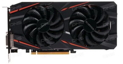 Лот: 10501396. Фото: 1. Видеокарта GigaByte Radeon RX... Видеокарты