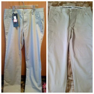 Лот: 7834193. Фото: 1. НОВЫЕ летние мужские брюки со... Брюки, джинсы, шорты