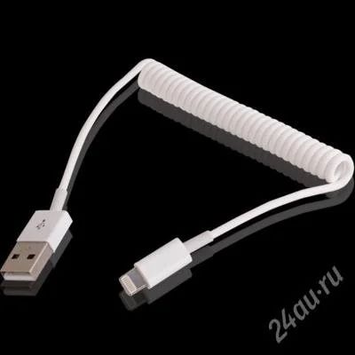Лот: 2784081. Фото: 1. USB дата кабель витой (пружинкой... Дата-кабели, переходники