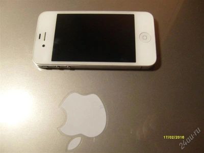 Лот: 2364799. Фото: 1. iphone 4 white белый 32 gb(neverlock... Смартфоны