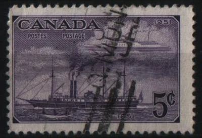 Лот: 8951646. Фото: 1. Канада 1951г - корабли. Марки