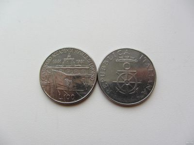 Лот: 14984483. Фото: 1. Италия 100 лир 1981 " 100 лет... Европа