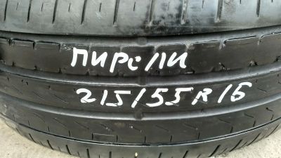 Лот: 16299578. Фото: 1. 215/55 R16 Pirelli одно. Шины