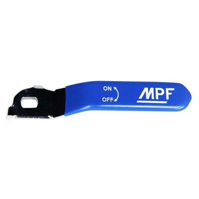 Лот: 24692045. Фото: 1. Ручка для крана, 1/2"-3/4", синяя... Запорная и предохранительная арматура