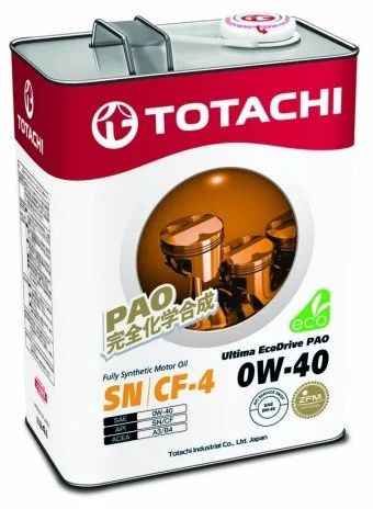 Лот: 8635349. Фото: 1. Totachi Ultima Ecodrive PAO, 0W-40... Масла, жидкости