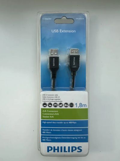 Лот: 25551519. Фото: 1. USB удлинитель Philips SWU 2212... USB хабы