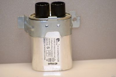 Лот: 16740954. Фото: 1. Конденсатор высоковольтный ch85-21100-2100v-ac... Запчасти для остальной бытовой техники