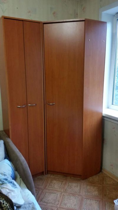 Лот: 6123335. Фото: 1. шкаф угловой+шкаф пенал. Шкафы, шкафы-купе