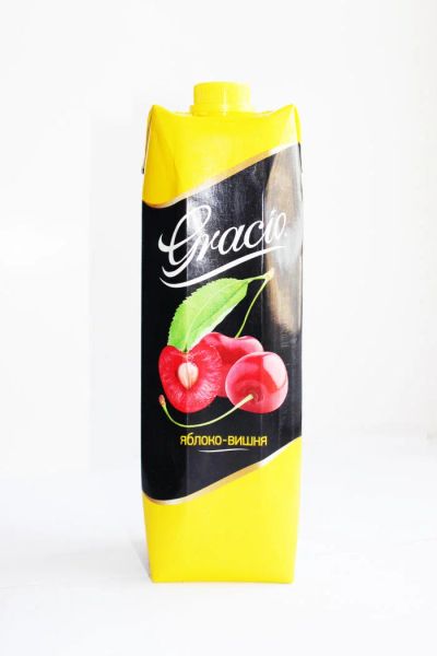 Лот: 5529693. Фото: 1. Сок Gracio "Яблоко-вишня"- премиальный... Диетическое питание