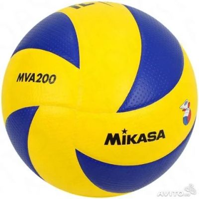 Лот: 10741201. Фото: 1. Волейбольный мяч Mikasa MVA 200. Мячи, ракетки, шайбы, клюшки
