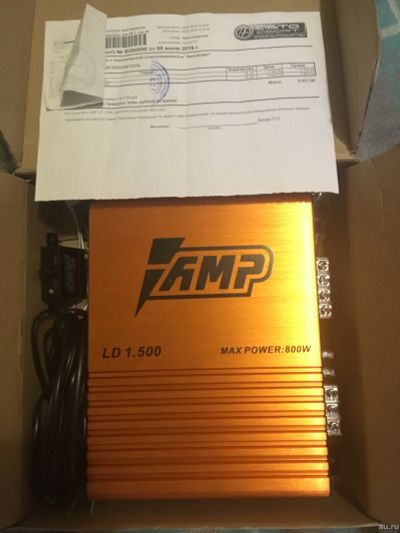 Лот: 13702934. Фото: 1. Усилитель AMP LD 1.500. Усилители
