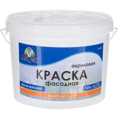 Лот: 10252341. Фото: 1. Краска для фасадов Латек, 15 кг. Краски, лаки, растворитель