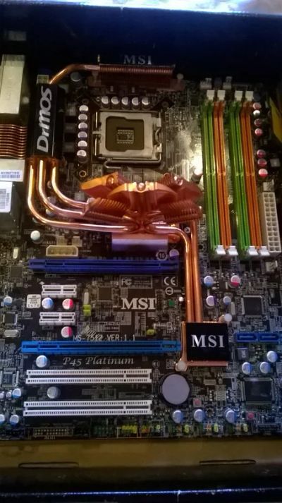 Лот: 6892213. Фото: 1. материнская плата MSI P45 Platinum. Материнские платы