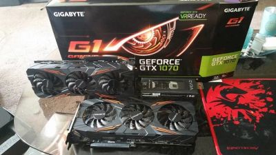 Лот: 11029016. Фото: 1. видеокарты Gigabyte GeForce GTX... Видеокарты