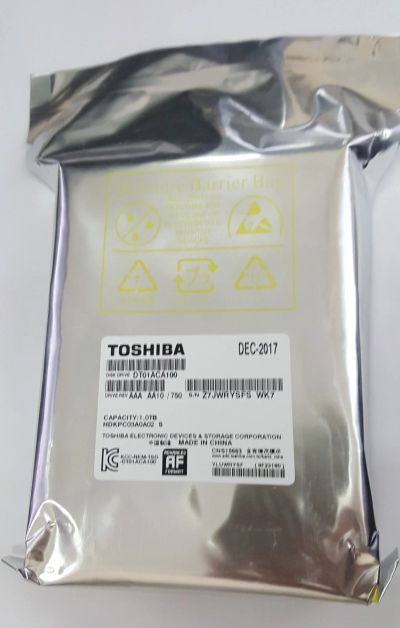 Лот: 12314739. Фото: 1. Жесткий диск Toshiba DT01ACA100... Жёсткие диски