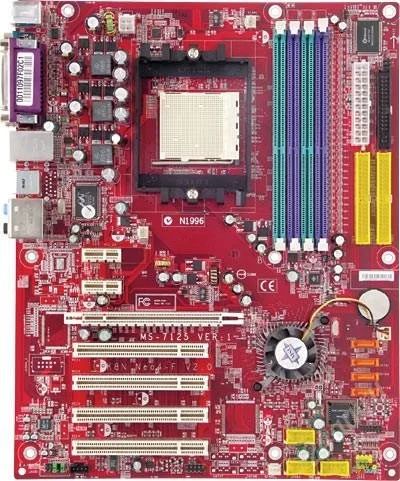 Лот: 945477. Фото: 1. Материнская плата MSI K8N Neo4-F... Материнские платы