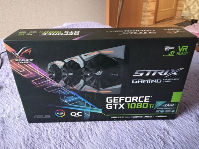 Лот: 16951722. Фото: 1. Коробка от видеокарты GTX 1080ti. Видеокарты