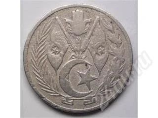 Лот: 198611. Фото: 1. Алжир. 1 динар 1964г. Африка