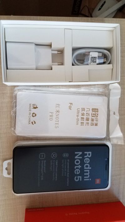 Лот: 11719873. Фото: 1. Xiaomi Redmi Note 5 4 64gb black... Смартфоны