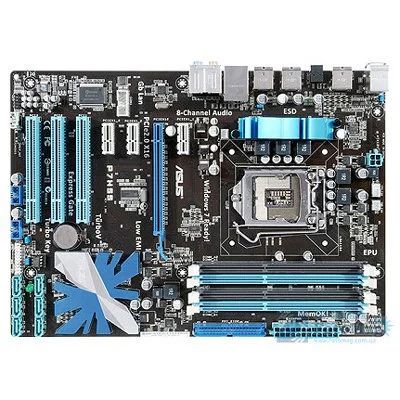 Лот: 17699527. Фото: 1. asus p7h55. Материнские платы