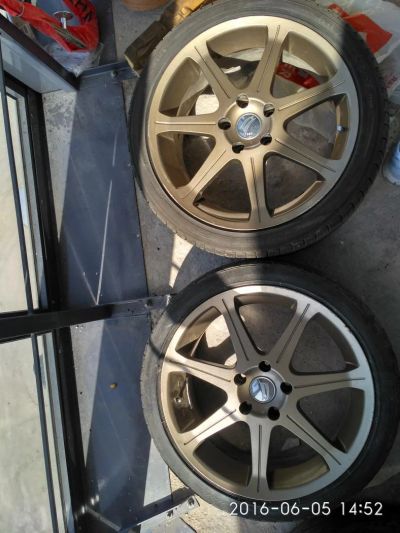 Лот: 6889089. Фото: 1. Диски Ковка!!! Bridgestone BEO... Шины на дисках