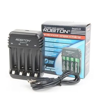 Лот: 16497404. Фото: 1. З/У Ni-Zn/Mh Robiton Smart4 C3... Зарядные устройства, блоки питания для бытовой техники