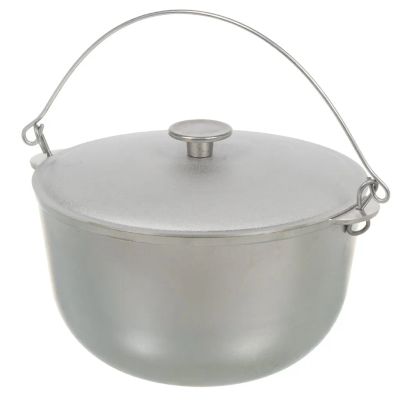 Лот: 25391042. Фото: 1. Казан алюм, 6 л, с крыш, с дужкой... Жаровни, казаны