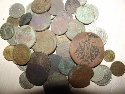 Лот: 2569472. Фото: 1. Монеты России не чищены 80 шт. Россия до 1917 года