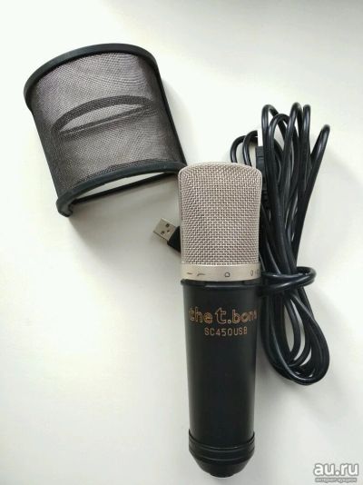 Лот: 10097028. Фото: 1. Микрофон - The t.Bone sc-450 USB... Студийные микрофоны, радиомикрофоны и радиосистемы