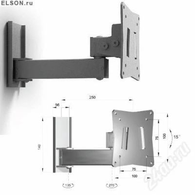Лот: 366638. Фото: 1. Кронштейн настенный holder lcds-5004... Кронштейны, стойки, подставки