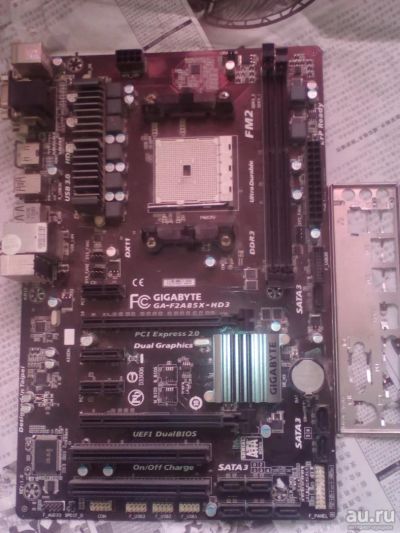 Лот: 9148020. Фото: 1. Материнская плата Gigabyte Ga-F2A85X-HD3... Материнские платы
