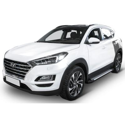 Лот: 25444218. Фото: 1. Пороги Rival для Hyundai Tucson... Детали тюнинга