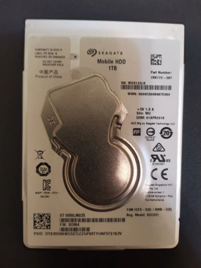 Лот: 19613417. Фото: 1. Жесткий диск HDD 1тб 1tb. Жёсткие диски (HDD)