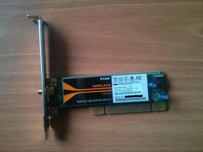 Лот: 10193362. Фото: 1. D-Link DWA-520 WiFi PCI карта... WiFi, Bluetooth адаптеры