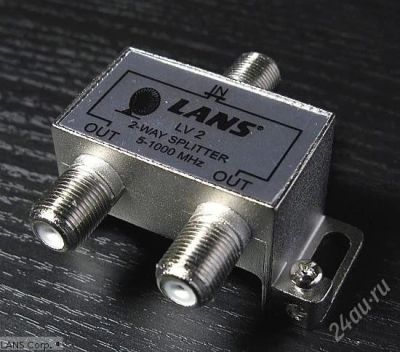 Лот: 2497598. Фото: 1. Телевизионный разветвлитель Lans... Антенны