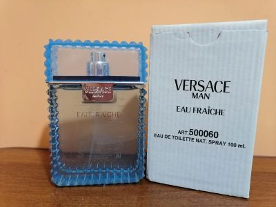 Лот: 19296423. Фото: 1. Тестер Versace Eau Fraiche мужской... Мужская парфюмерия