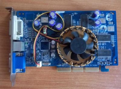Лот: 7929904. Фото: 1. Видеокарта AGP Gf FX5700LE. Видеокарты