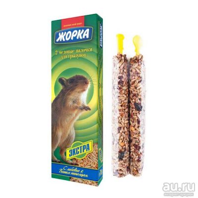 Лот: 17767421. Фото: 1. ЖОРКА палочки для грызунов Экстра... Корма