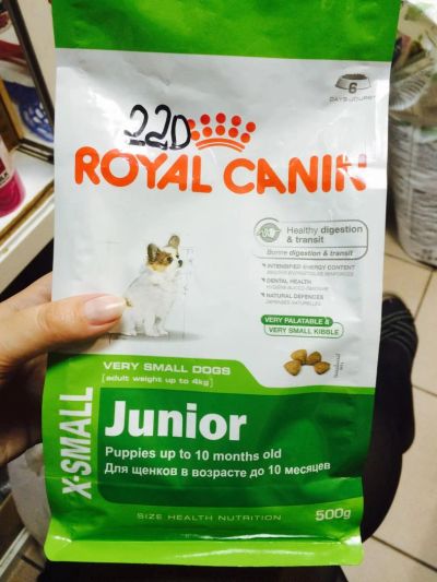 Лот: 5533046. Фото: 1. Корм royal canin для щенков мелких... Корма