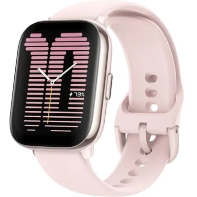 Лот: 22218730. Фото: 1. Умные часы Amazfit Active, розовые... Смарт-часы, фитнес-браслеты, аксессуары
