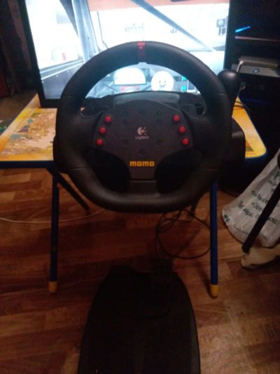 Лот: 17777232. Фото: 1. Руль Logitech Momo Racing. Рули, джойстики