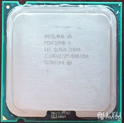 Лот: 9335973. Фото: 1. Процессор Intel Pentium 4 661... Процессоры