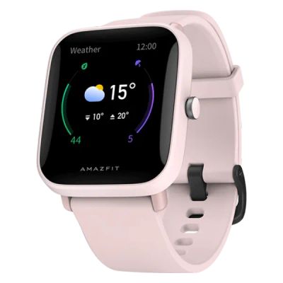 Лот: 22218701. Фото: 1. Умные часы Amazfit Bip U, розовые. Смарт-часы, фитнес-браслеты, аксессуары