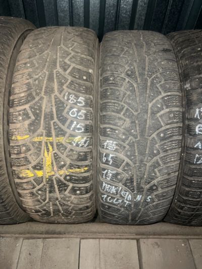Лот: 24895224. Фото: 1. (2шт)185-65-15 Nokian Hakkapelitta... Шины