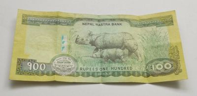 Лот: 9880918. Фото: 1. 100 Непальских рупий, рупия, Непал... Азия